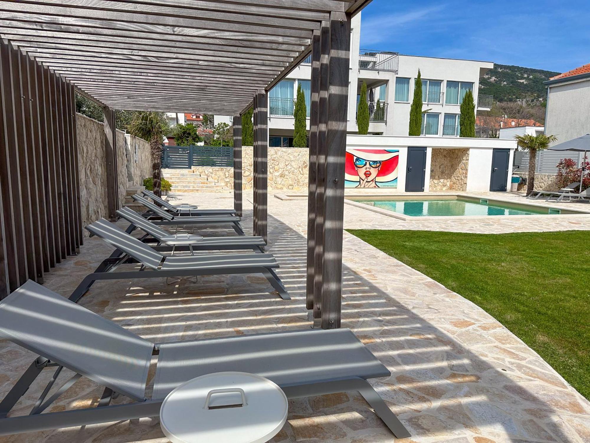 Apartment Baska, Exklusive Apartments Mit Poolarea In Baska, Krk - Kroatien Екстериор снимка