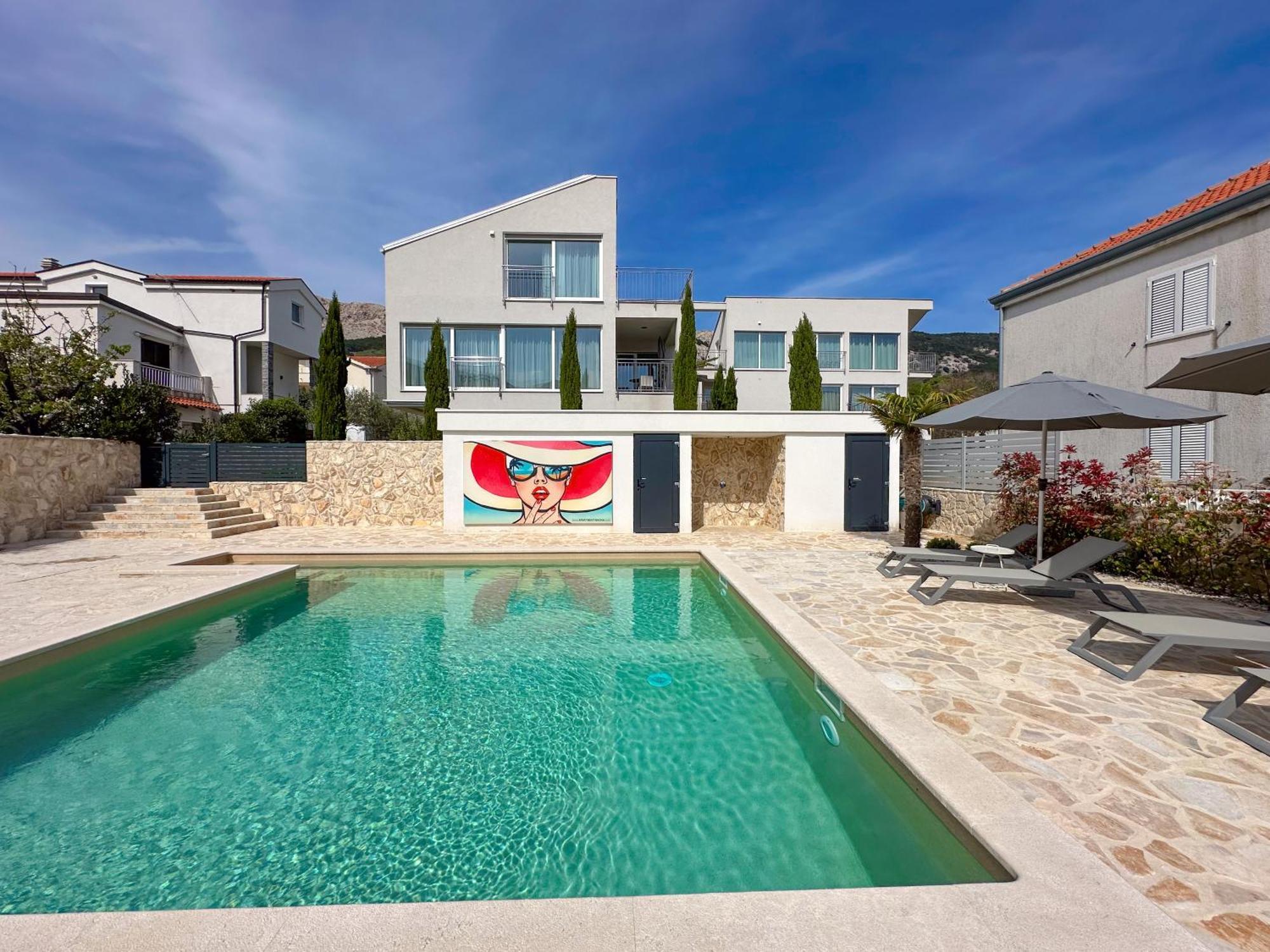 Apartment Baska, Exklusive Apartments Mit Poolarea In Baska, Krk - Kroatien Екстериор снимка